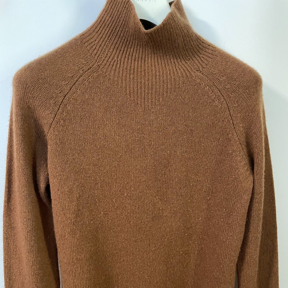 Theory Mock Neck Pullover Sweater (100% Soft Cashmere)
